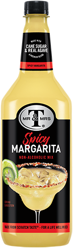 Mr & Mrs T Spicy Margarita Mix bottle
