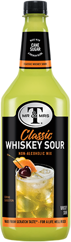 Mr & Mrs T Whiskey Sour Mix bottle